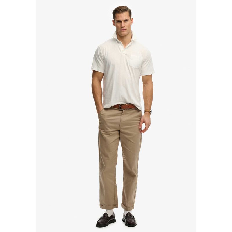 Superdry Classic Cotton Linen Polo image number 3